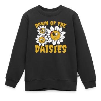 Marguerite Marguerite Jardin OiesFleur - Sweat Premium enfant bio - noir - Devant - AI Model Kid Female (0cm)