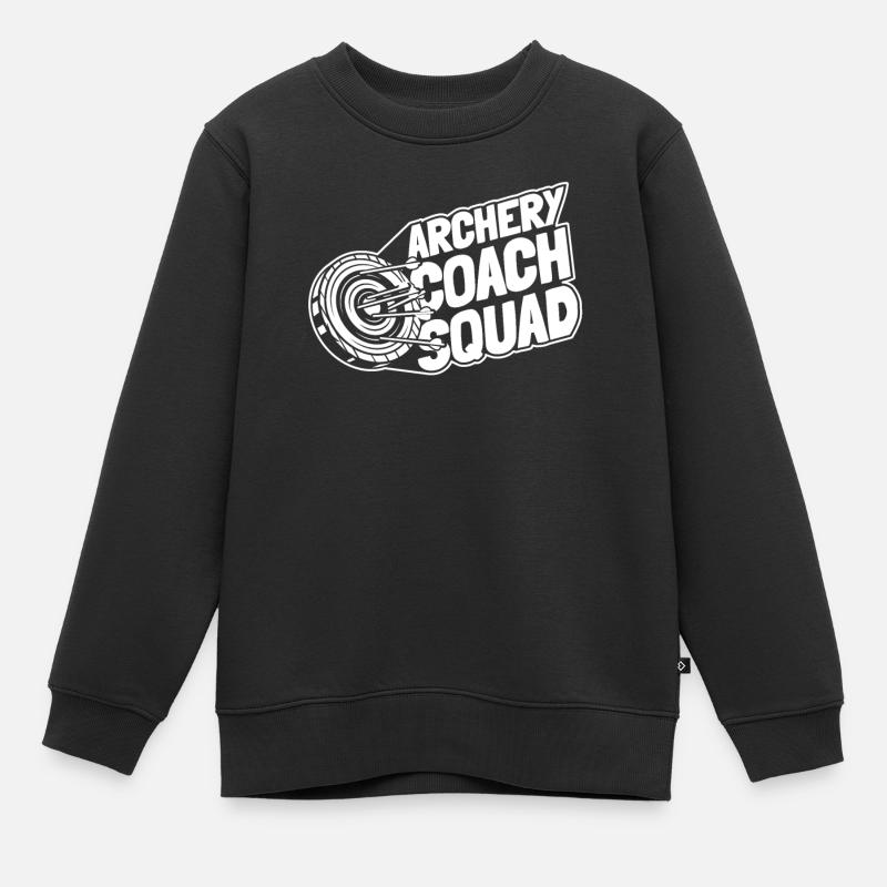 Tir à l’arc Tir à l’arc Archer - Sweat Premium enfant bio - noir