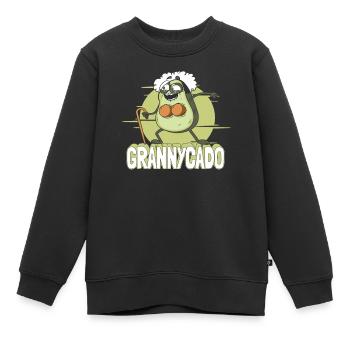 Grand-mère grand-mère Omi - Sweat Premium enfant bio - noir - Devant - AI Model Kid Female (0cm)