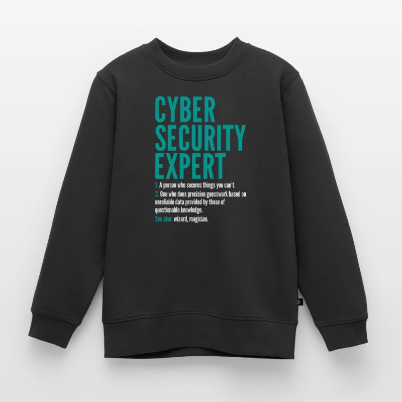 Cyber Security Expert Definition Coding Hacker Kinder Premium Organic Sweatshirt