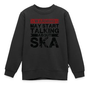 En parlant de musique ska - Sweat Premium enfant bio - noir - Devant - AI Model Kid Female (0cm)
