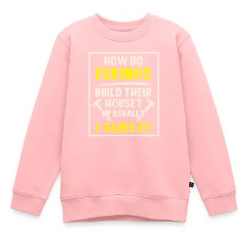 Construction Carpenter Workers - Kids Premium Organic Sweatshirt - rose - Front - AI Model Kid Female (0cm)