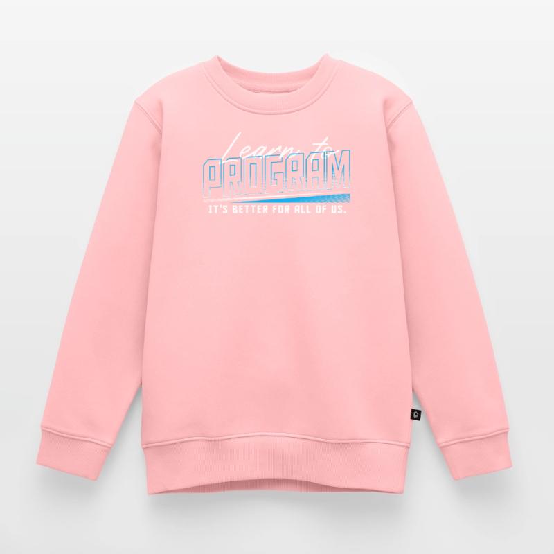 HTML Binärcode Hacking Programmierer Kinder Premium Organic Sweatshirt