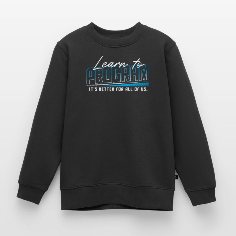 Programmeur de piratage de code binaire HTML Sweat Premium enfant bio