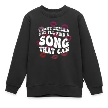 Coquette Esthétique Centre-ville - Sweat Premium enfant bio - noir - Devant - AI Model Kid Female (0cm)