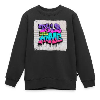 Zombiecore Aesthetic - Kids Premium Organic Sweatshirt - black - Front - AI Model Kid Female (0cm)
