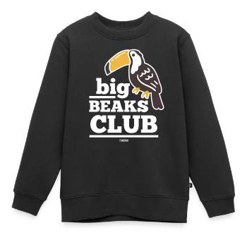 Tukan - Kinder Premium Organic Sweatshirt - Schwarz - Vorne - AI Model Kid Female (0cm)