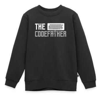 Software Programmierung Entwickler - Kinder Premium Organic Sweatshirt - Schwarz - Vorne - AI Model Kid Female (0cm)