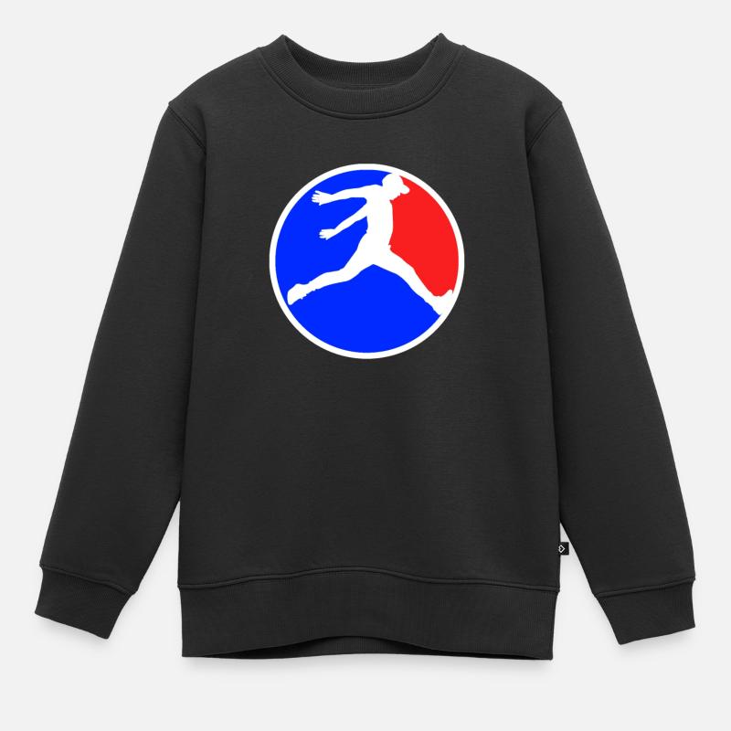 Parkour Logo - Sweat Premium enfant bio - noir