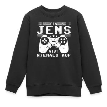 Jens Gaming Konsole PC Gamer Geschenk - Kinder Premium Organic Sweatshirt - Schwarz - Vorne - AI Model Kid Female (0cm)