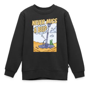 Schürfer Schürfen Schatz - Kinder Premium Organic Sweatshirt - Schwarz - Vorne - AI Model Kid Female (0cm)