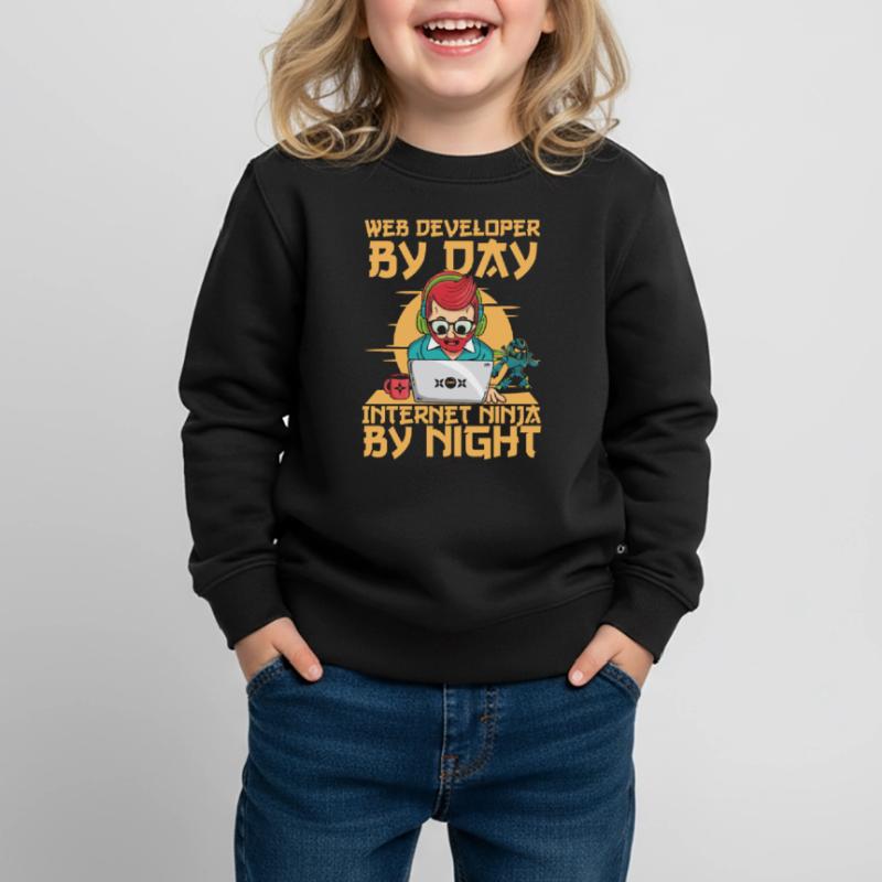 Web Entwickler Webdeveloper Web-Entwickler Kinder Premium Organic Sweatshirt