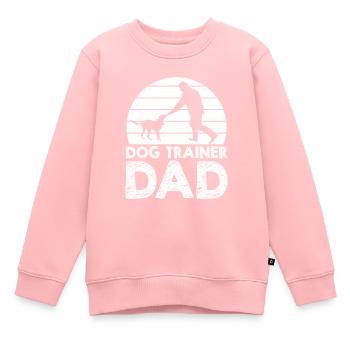Hundetrainer Hundetrainer - Kinder Premium Organic Sweatshirt - Rosa - Vorne - AI Model Kid Female (0cm)
