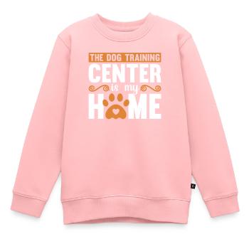 Hundetrainer Hundetrainer - Kinder Premium Organic Sweatshirt - Rosa - Vorne - AI Model Kid Female (0cm)