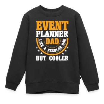 Eventplaner Hochzeitsplaner Event Manager - Kinder Premium Organic Sweatshirt - Schwarz - Vorne - AI Model Kid Female (0cm)