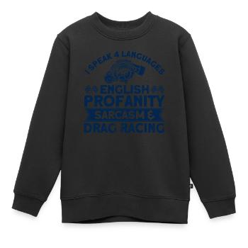 Voiture de course Drag Racing Cadeau de voiture de course - Sweat Premium enfant bio - noir - Devant - AI Model Kid Female (0cm)
