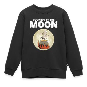 Commerce de bonbons Halloween Party Nightmare S - Sweat Premium enfant bio - noir - Devant - AI Model Kid Female (0cm)
