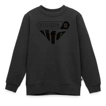 Cadeau de programmeur développeur de logiciels - Sweat Premium enfant bio - noir - Devant - AI Model Kid Female (0cm)