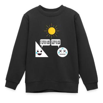 Mathe Mathelehrer - Kinder Premium Organic Sweatshirt - Schwarz - Vorne - AI Model Kid Female (0cm)