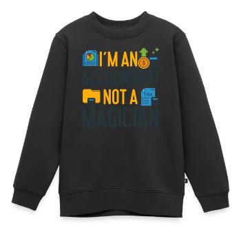 Comptable Comptable Comptable - Sweat Premium enfant bio - noir - Devant - AI Model Kid Female (0cm)