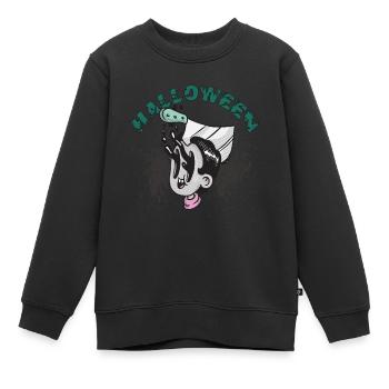 Gruseliges Halloween-Party-Albtraum-Horror-Hallowe - Kinder Premium Organic Sweatshirt - Schwarz - Vorne - AI Model Kid Female (0cm)