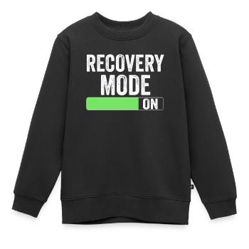 Erholung Modus Ein Patient Überlebender Erholen - Kinder Premium Organic Sweatshirt - Schwarz - Vorne - AI Model Kid Female (0cm)