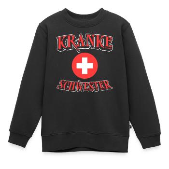 Halloween Kostüm | Halloween Kranke Schwester - Kinder Premium Organic Sweatshirt - Schwarz - Vorne - AI Model Kid Female (0cm)