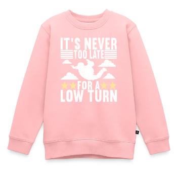 Parachute Parachutist - Kids Premium Organic Sweatshirt - rose - Front - AI Model Kid Female (0cm)
