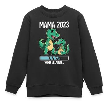 Werdende Mama 2023 - Kinder Premium Organic Sweatshirt - Schwarz - Vorne - AI Model Kid Female (0cm)