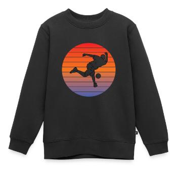Bowling Kegel Bowlingkugel Bowler Kegeln Geschenk - Kinder Premium Organic Sweatshirt - Schwarz - Vorne - AI Model Kid Female (0cm)
