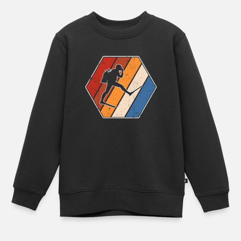 Plongée Rétro - Sweat Premium enfant bio - noir