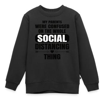 Lustige Baby Sprüche - Kinder Premium Organic Sweatshirt - Schwarz - Vorne - AI Model Kid Female (0cm)