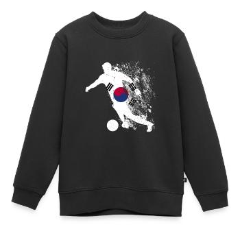 Coupe du monde de l’équipe nationale de Corée du Sud - Sweat Premium enfant bio - noir - Devant - AI Model Kid Female (0cm)