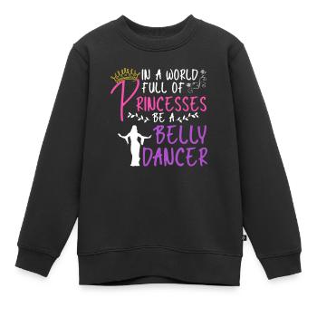 Danse du ventre Danseuse du ventre Danse Danseur Cadeau - Sweat Premium enfant bio - noir - Devant - AI Model Kid Female (0cm)