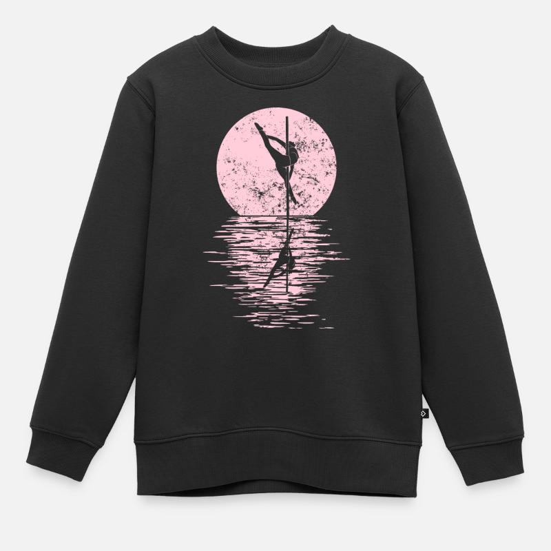 Pole Dance Dancer, Pole Dance, Pole Dancing - Sweat Premium enfant bio - noir