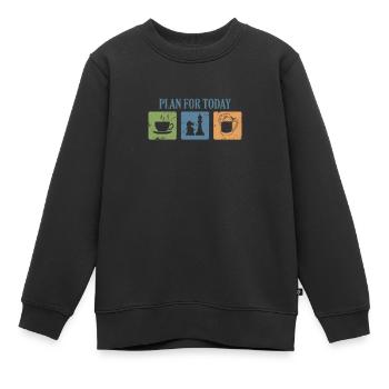 Planifier pour aujourd’hui Chess Casse-tête - Sweat Premium enfant bio - noir - Devant - AI Model Kid Female (0cm)