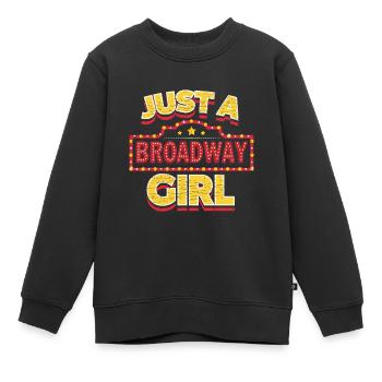 Broadway Musical Theater - Kinder Premium Organic Sweatshirt - Schwarz - Vorne - AI Model Kid Female (0cm)