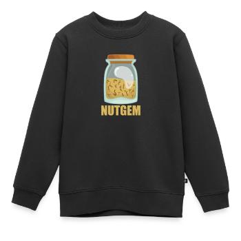Nutgem Gewürz Geschmack Essen Kochen - Kinder Premium Organic Sweatshirt - Schwarz - Vorne - AI Model Kid Female (0cm)