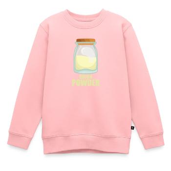 Oignon poudre épice goût cuisine - Sweat Premium enfant bio - rose - Devant - AI Model Kid Female (0cm)