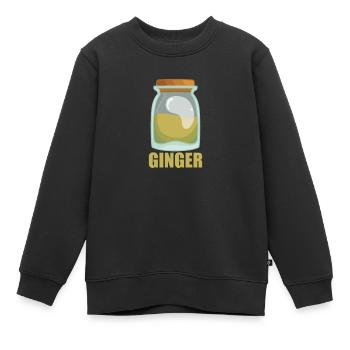 Ginger Spice Goût Cuisine - Sweat Premium enfant bio - noir - Devant - AI Model Kid Female (0cm)