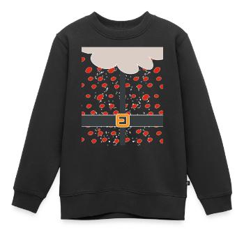 Christmas Santa Weihnachten Weihnachtsmann - Kinder Premium Organic Sweatshirt - Schwarz - Vorne - AI Model Kid Female (0cm)