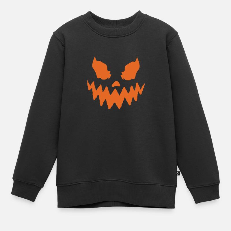Halloween - Sweat Premium enfant bio - noir