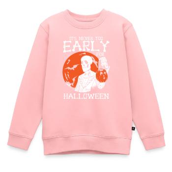 Halloween - Sweat Premium enfant bio - rose - Devant - AI Model Kid Female (0cm)