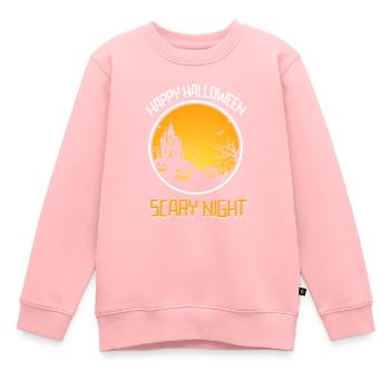 Halloween - Sweat Premium enfant bio - rose - Devant - AI Model Kid Female (0cm)
