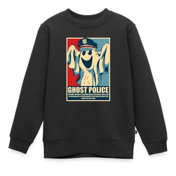 Halloween Funny Spirit - Sweat Premium enfant bio - noir - Devant - AI Model Kid Female (0cm)