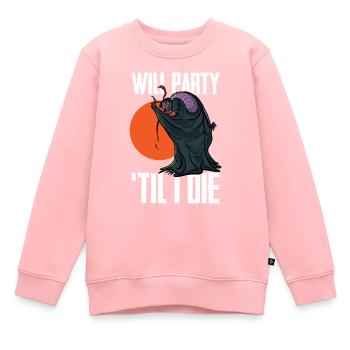 Halloween - Sweat Premium enfant bio - rose - Devant - AI Model Kid Female (0cm)