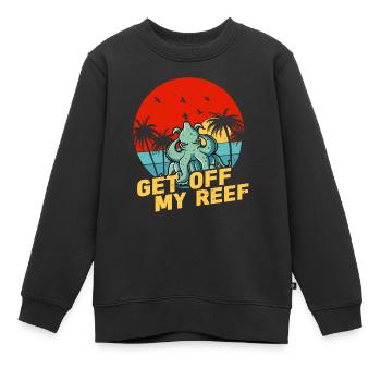 Poulpe Poulpe Tentacule de mer Poulpe Poulpe Poulpe Poulpe - Sweat Premium enfant bio - noir - Devant - AI Model Kid Female (0cm)