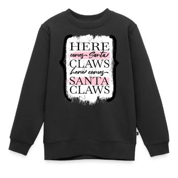 Fairy Tail Joke Christmas present present awesome - Kids Premium Organic Sweatshirt - black - Front - AI Model Kid Female (0cm)