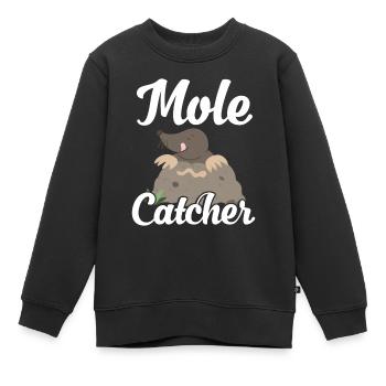 Chasseur de taupes - Sweat Premium enfant bio - noir - Devant - AI Model Kid Female (0cm)