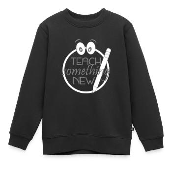 Lehrer - Kinder Premium Organic Sweatshirt - Schwarz - Vorne - AI Model Kid Female (0cm)